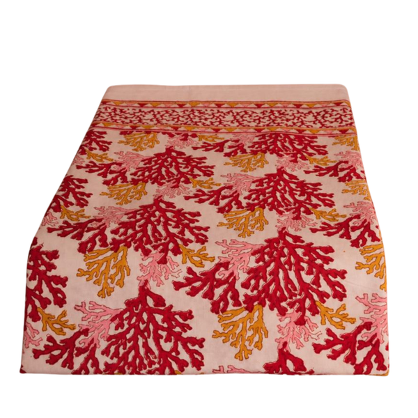 Rose Coral Tablecloth