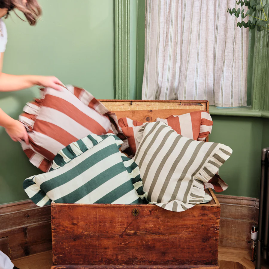 Cinnamon & Oyster Cushion Cover