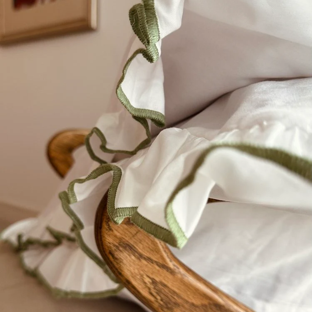 Provence Olive Bedding Bundle Set - Super King