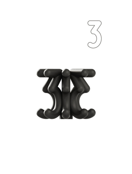 Digit Candle Holder Three