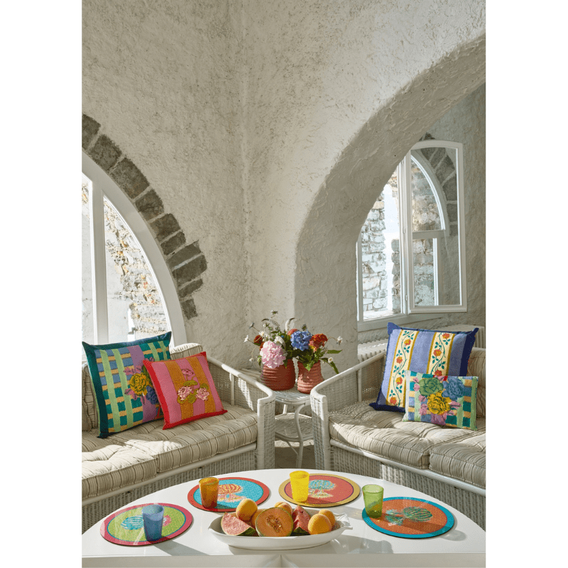 Masonite Placemat | Cactus Orange