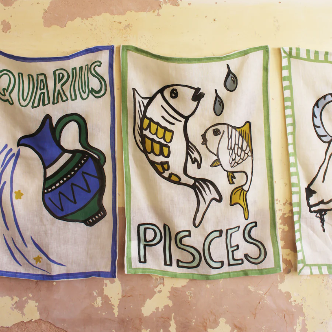 Pisces Tea Towel