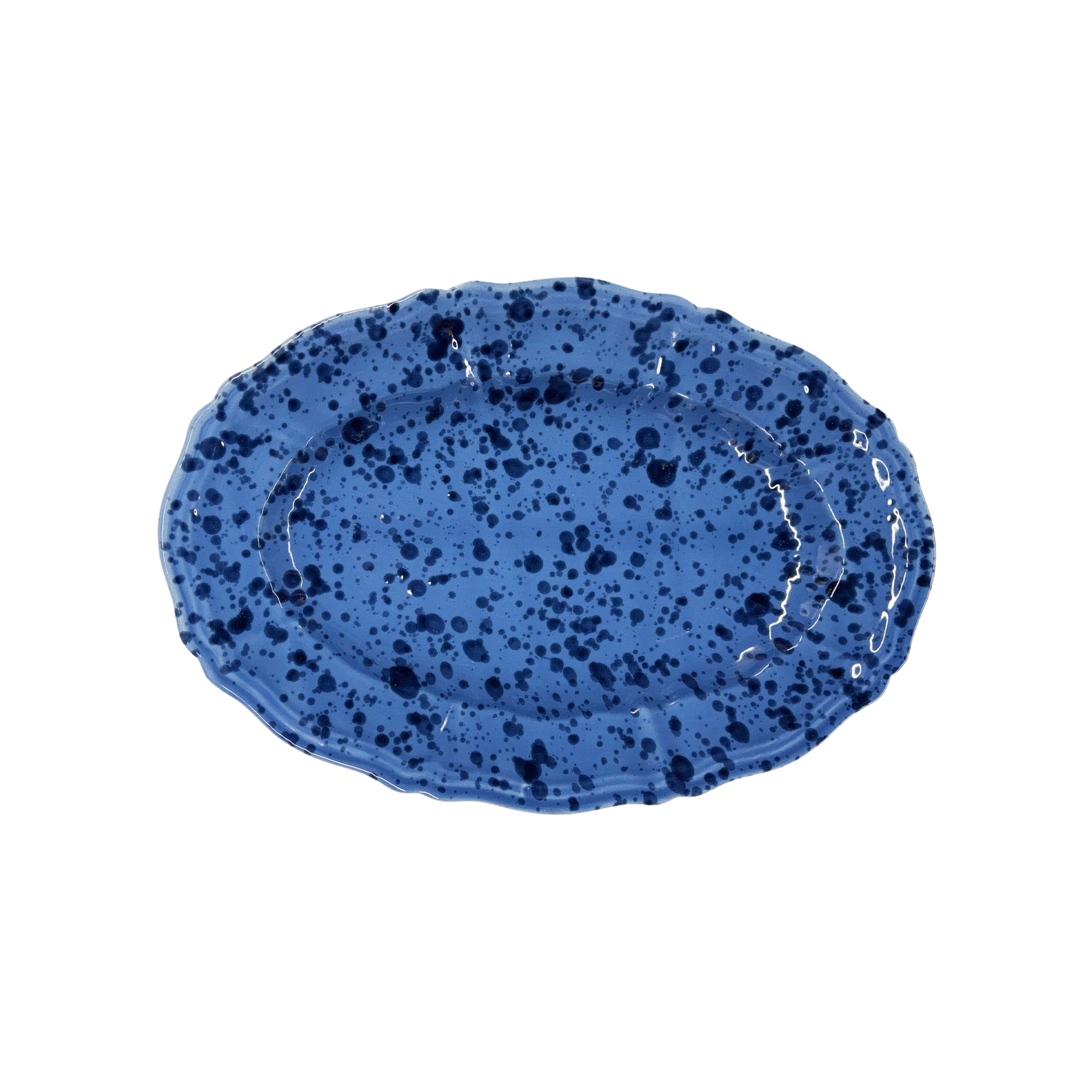 Splatterware Oval Platter