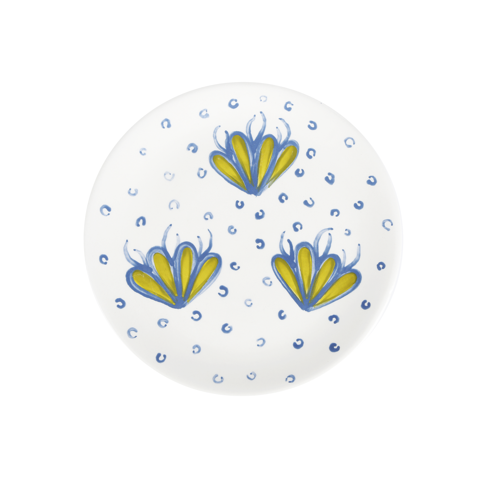 Blue Corals & Bubbles Plate