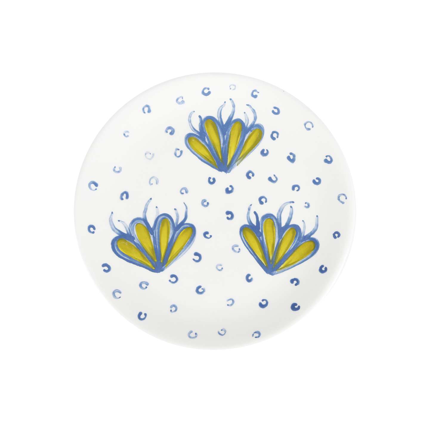 Blue Corals & Bubbles Plate