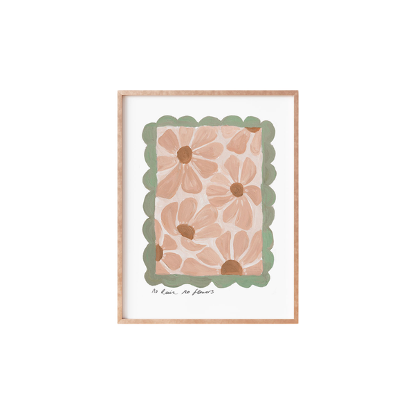 No Rain No Flowers Art Print