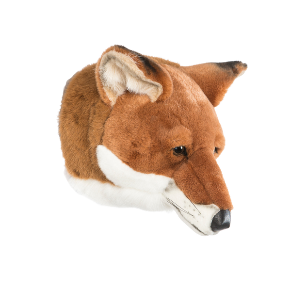 Louis the Fox Wall Mounted Plush Head