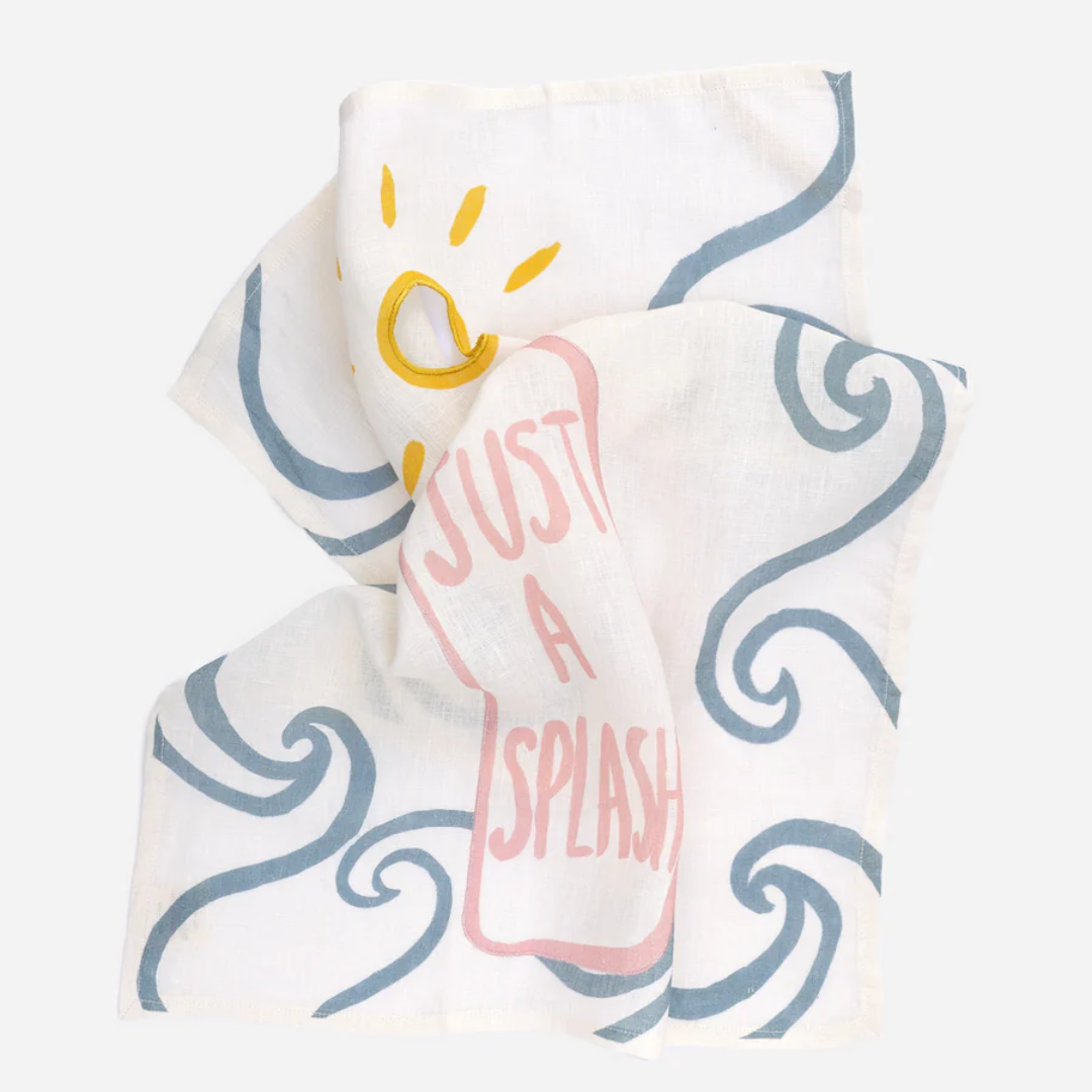 Just a Splash Tea Towel