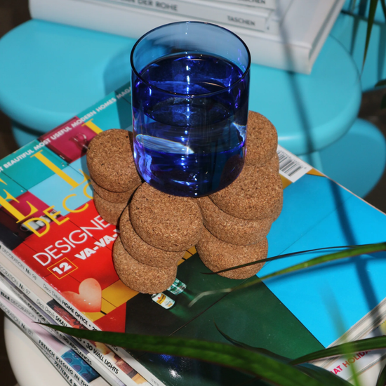 Cork Fleur Objet Coaster