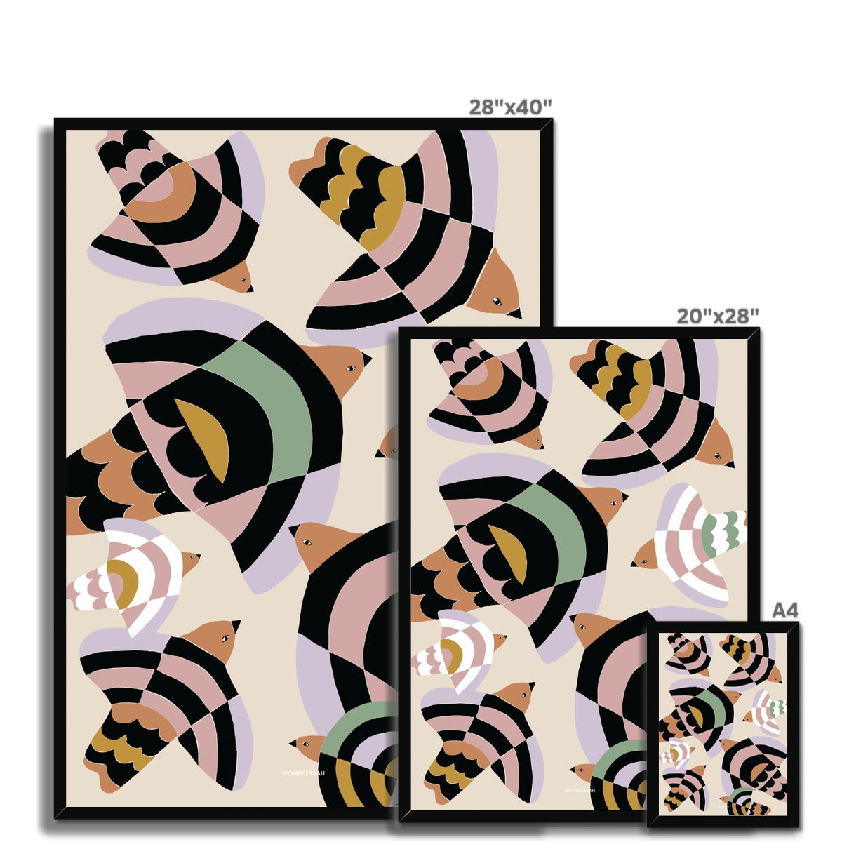Spring Flock Children's Print