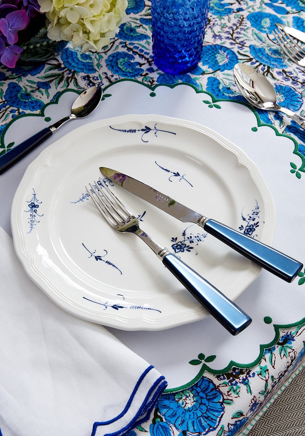 4 - Piece Not In The Navy Blue Cutlery Set - Casa by Josephine Jenno