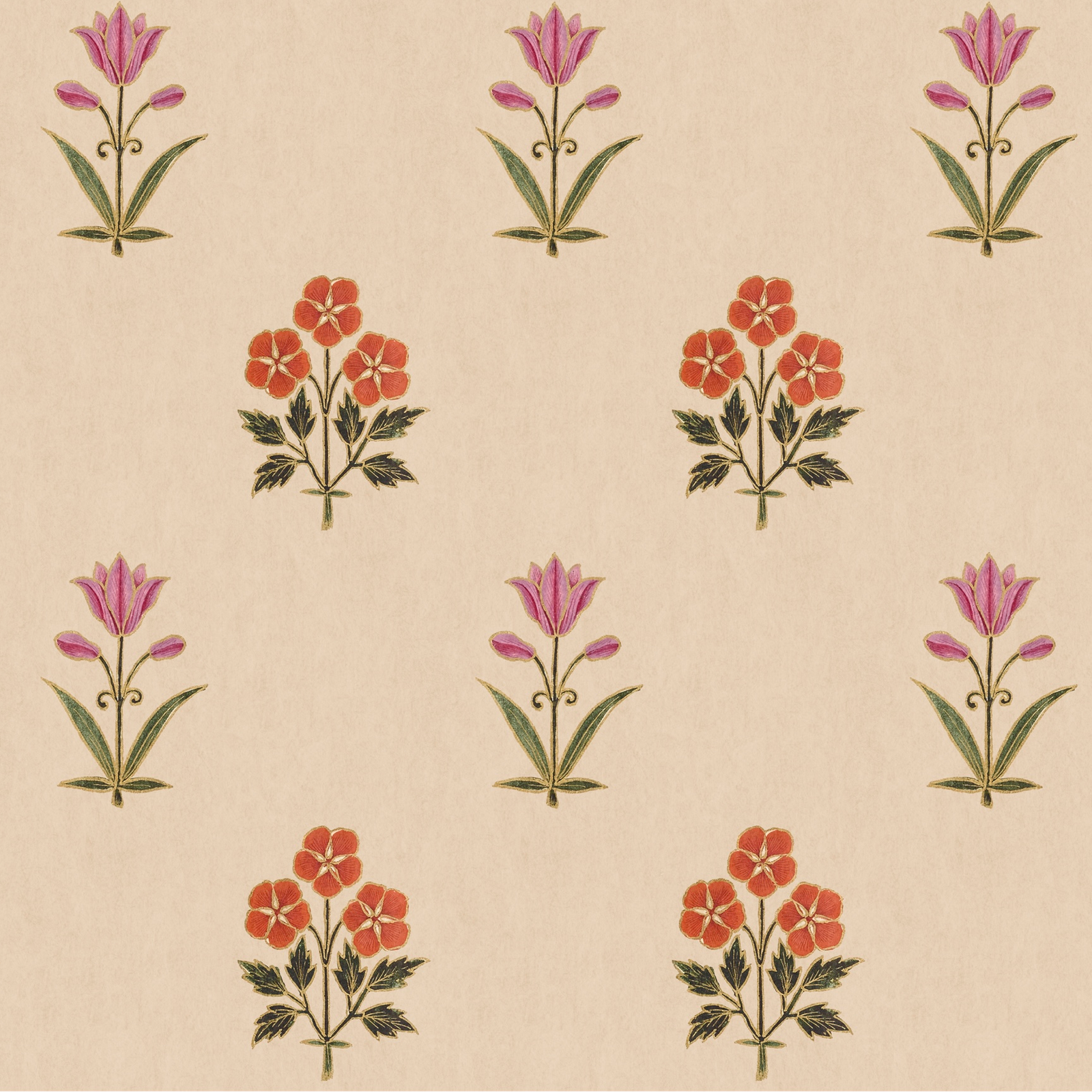 Sultana Wallpaper - Gold