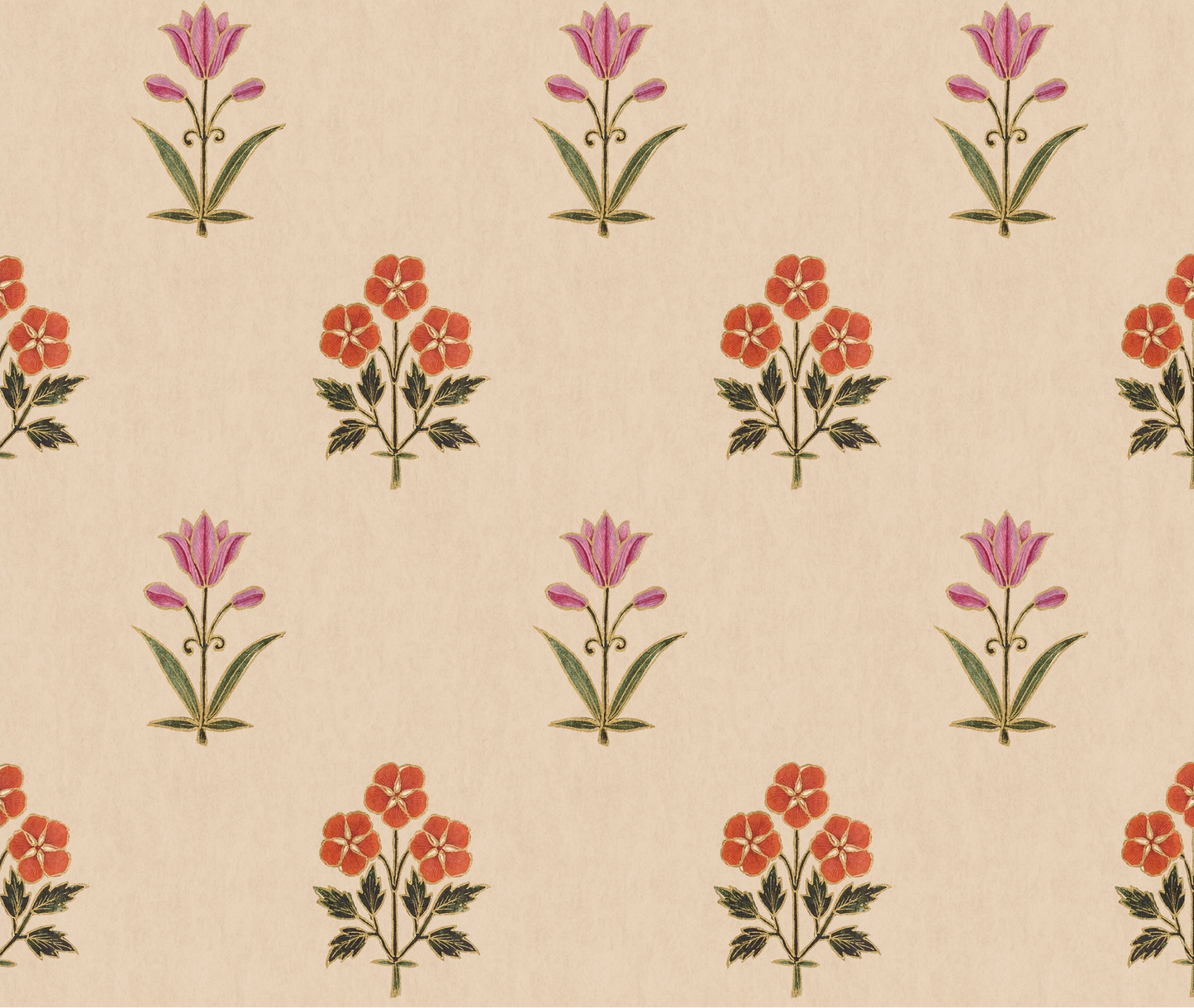 Sultana Linen Fabric - Gold