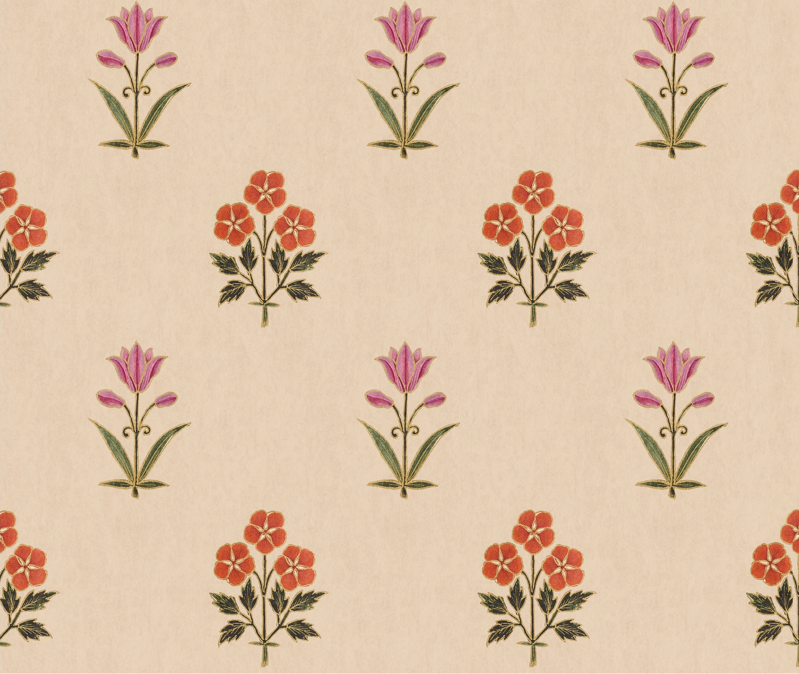 Sultana Wallpaper - Gold