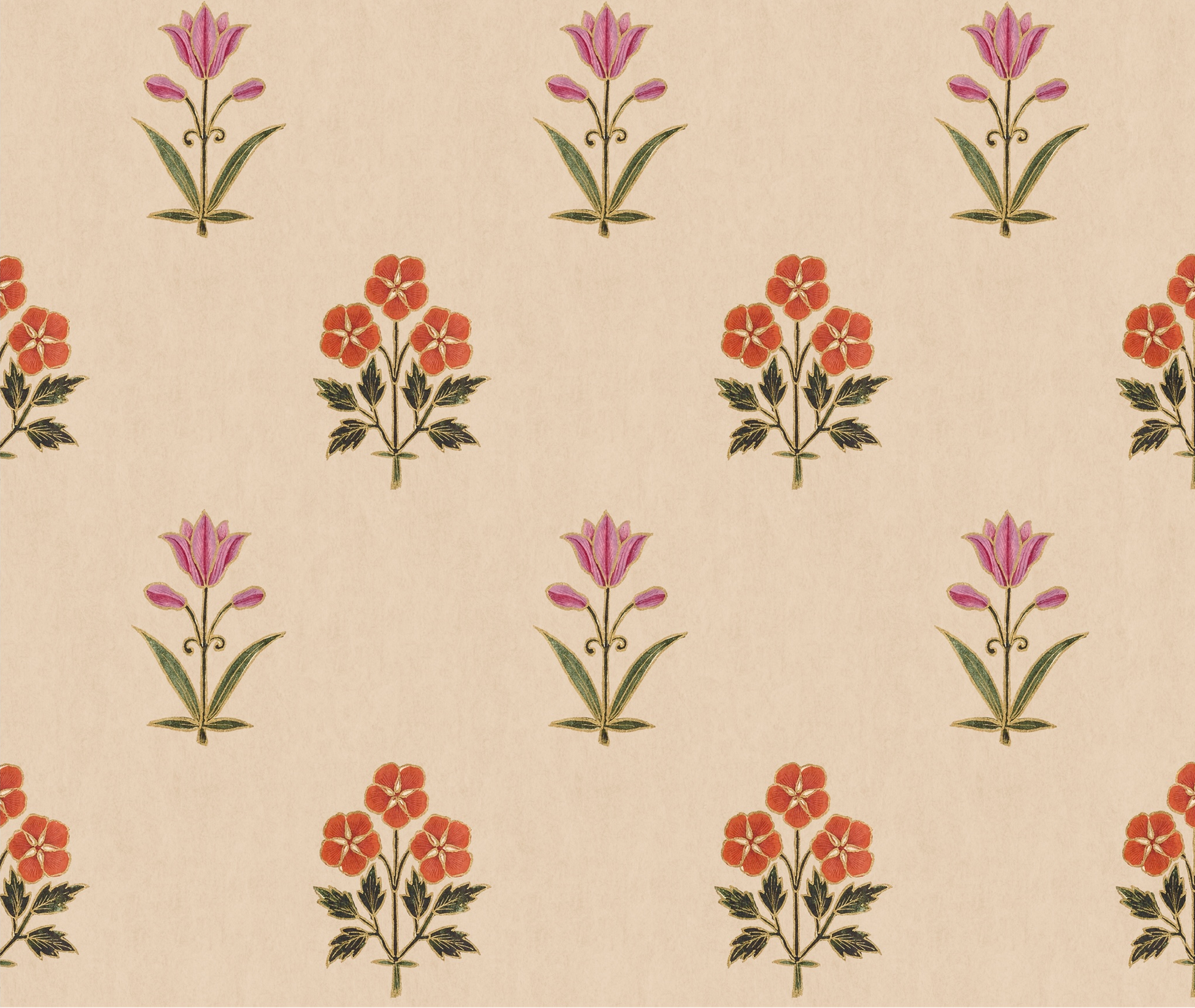Sultana Linen Fabric - Gold