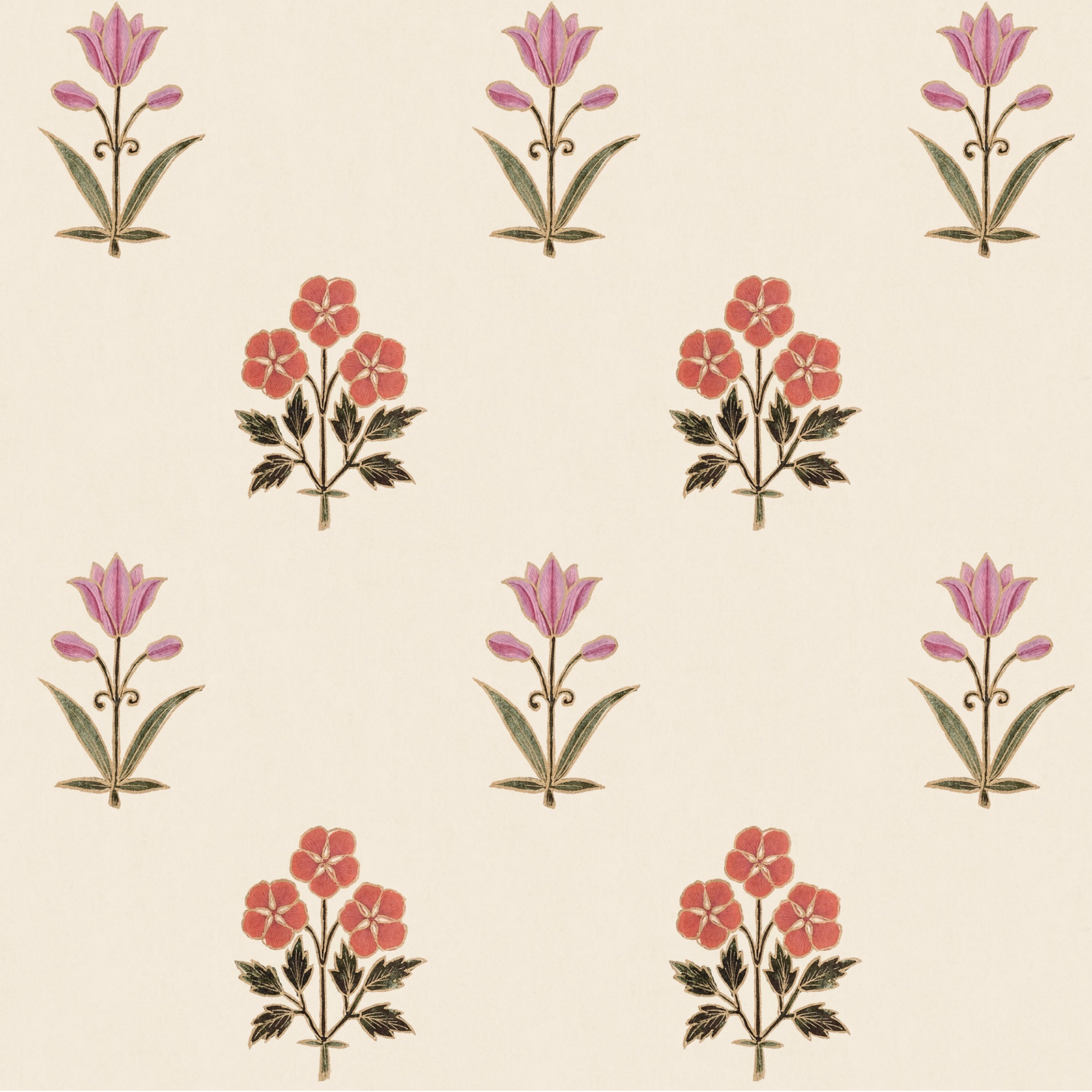 Sultana Wallpaper - Rose