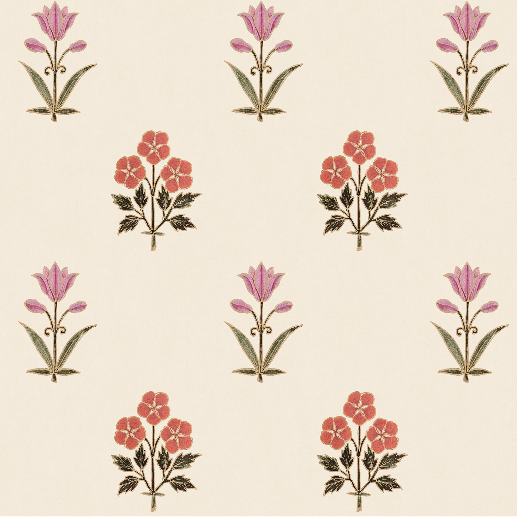 Sultana Wallpaper - Rose