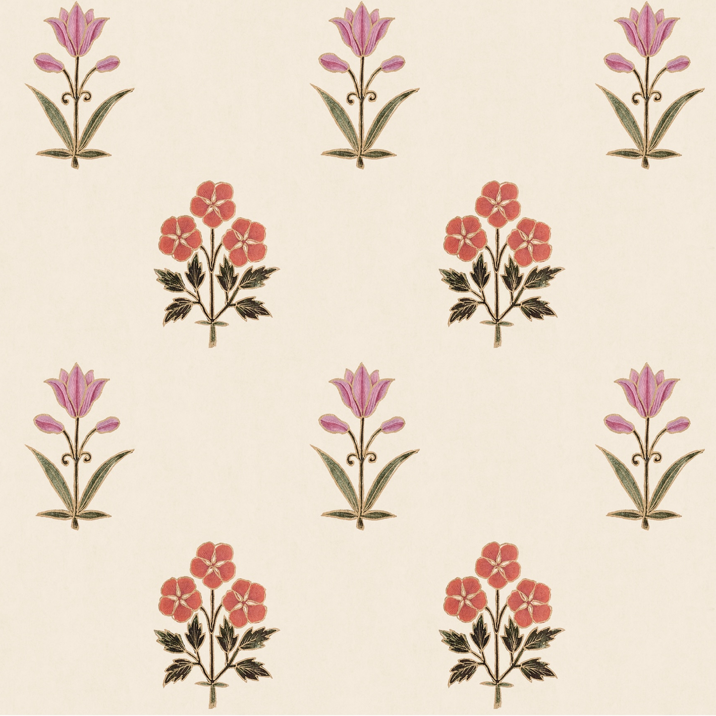 Sultana Wallpaper - Rose