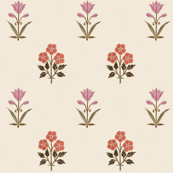 Sultana Wallpaper - Rose