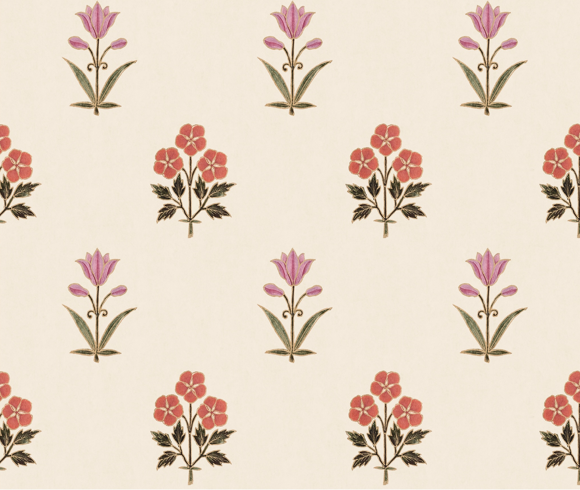 Sultana Linen Fabric - Rose
