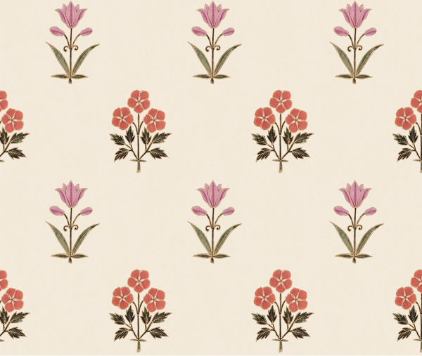 Sultana Linen Fabric - Rose