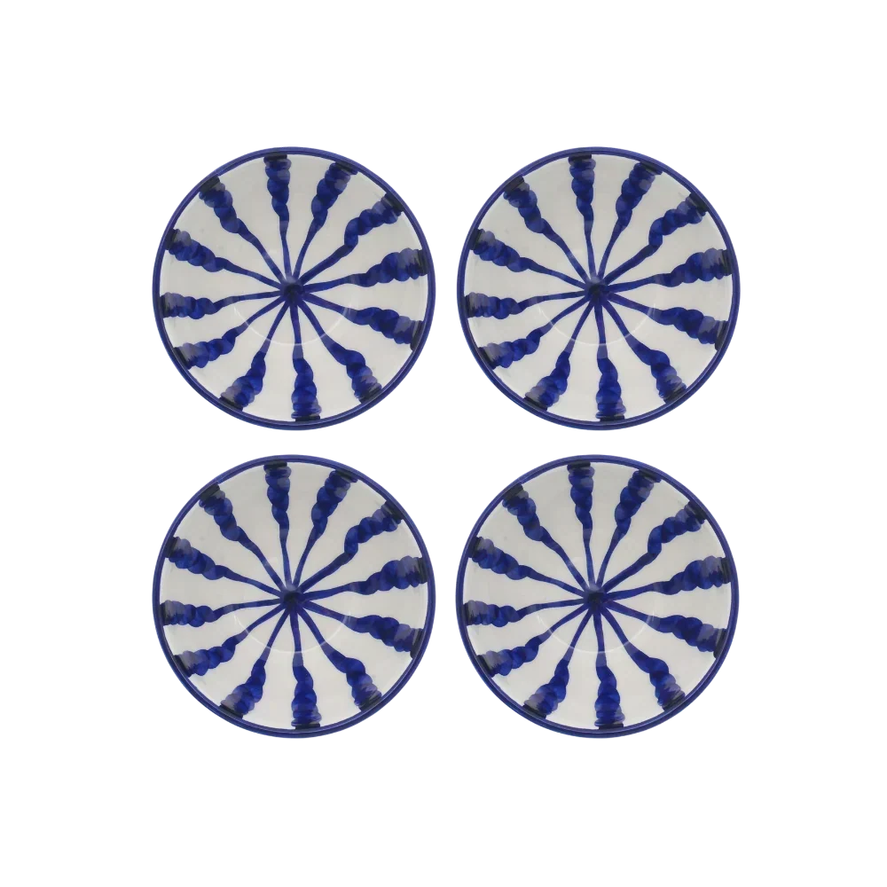 Wave Breakfast Bowls, Set of Four