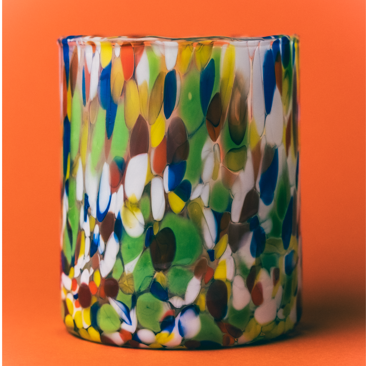 Murano Glass Tumbler, Multicolour