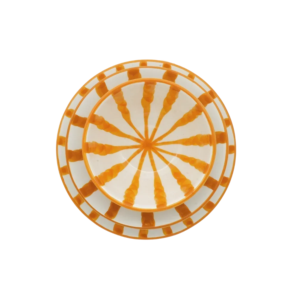 Wave Dinner Plate - Sunglow