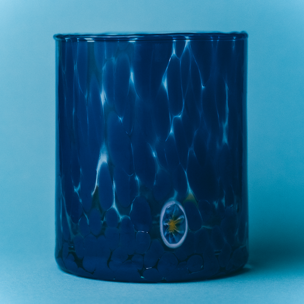 Murano Glass Tumbler, Blue