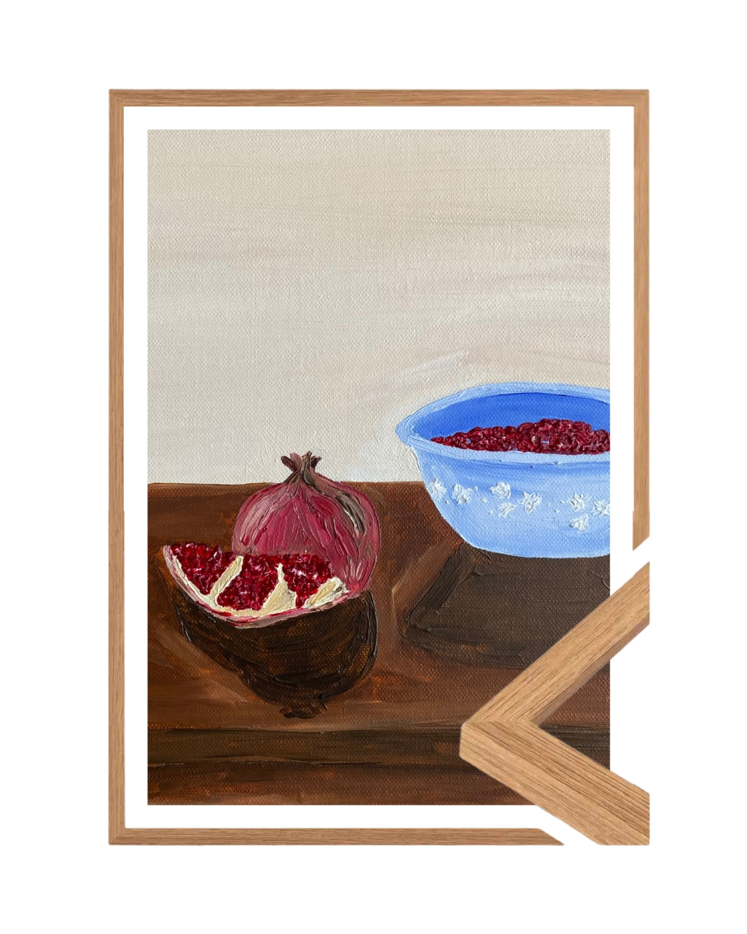Peeled Pomegranate Fine Art Print