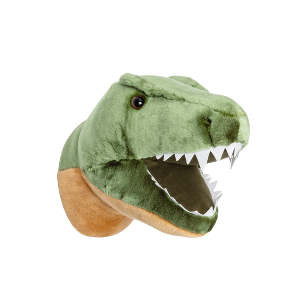 Hendrik the T-Rex Wall Mounted Plush Head