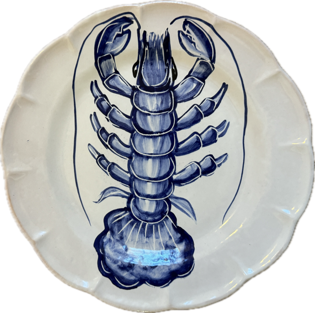 Mare Plate 20 cm Blue Lobster