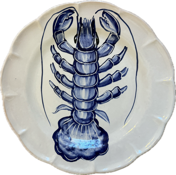 Mare Plate 20 cm Blue Lobster