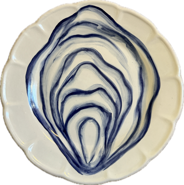 Mare Plate 20 cm Blue Oyster