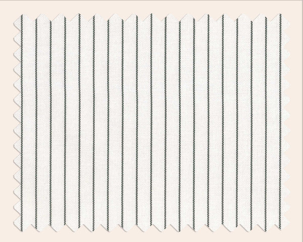 Panarea Armchair in Isola, Green & Cream Striped Upholstery