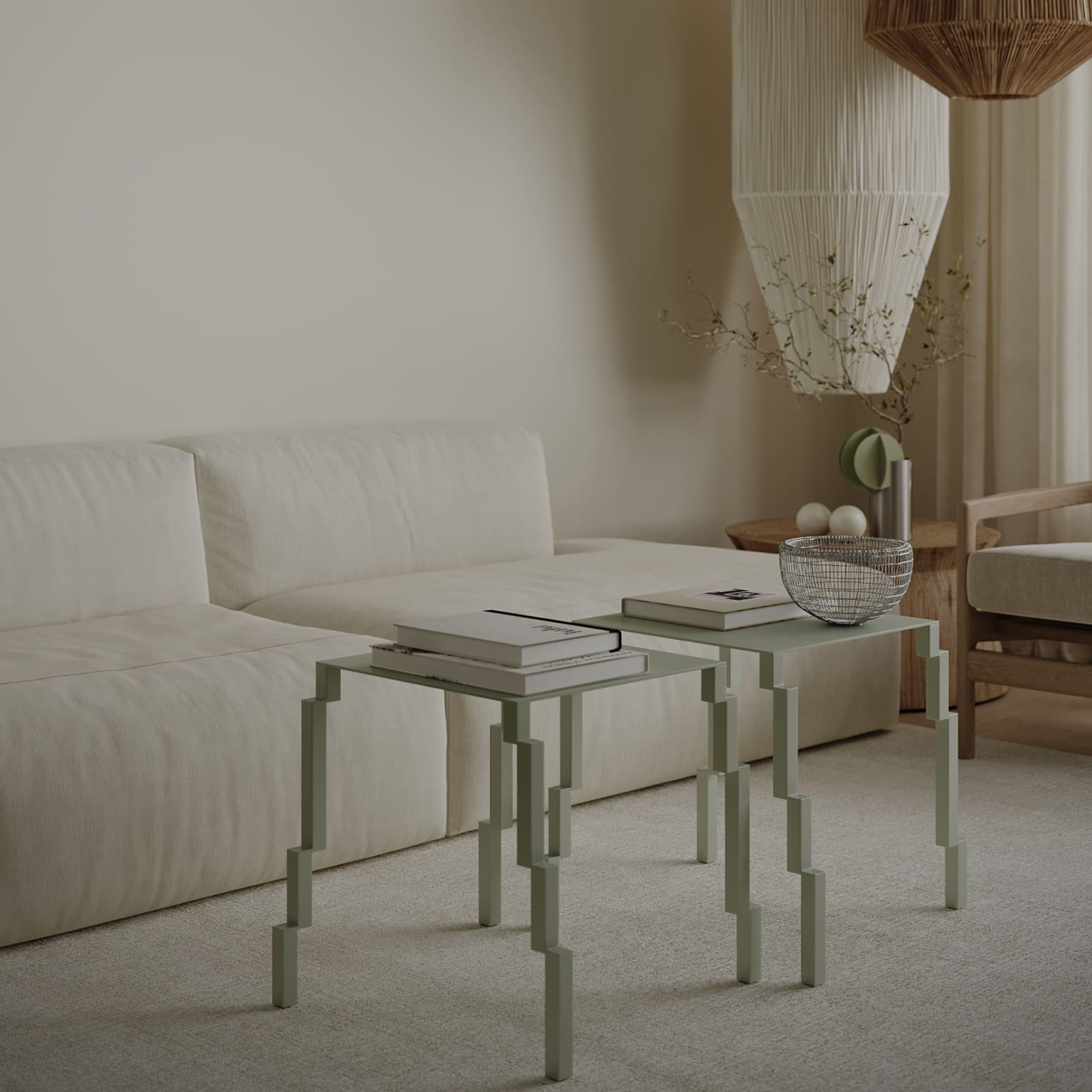 Bug 4040 - Steel Accent Coffee Table