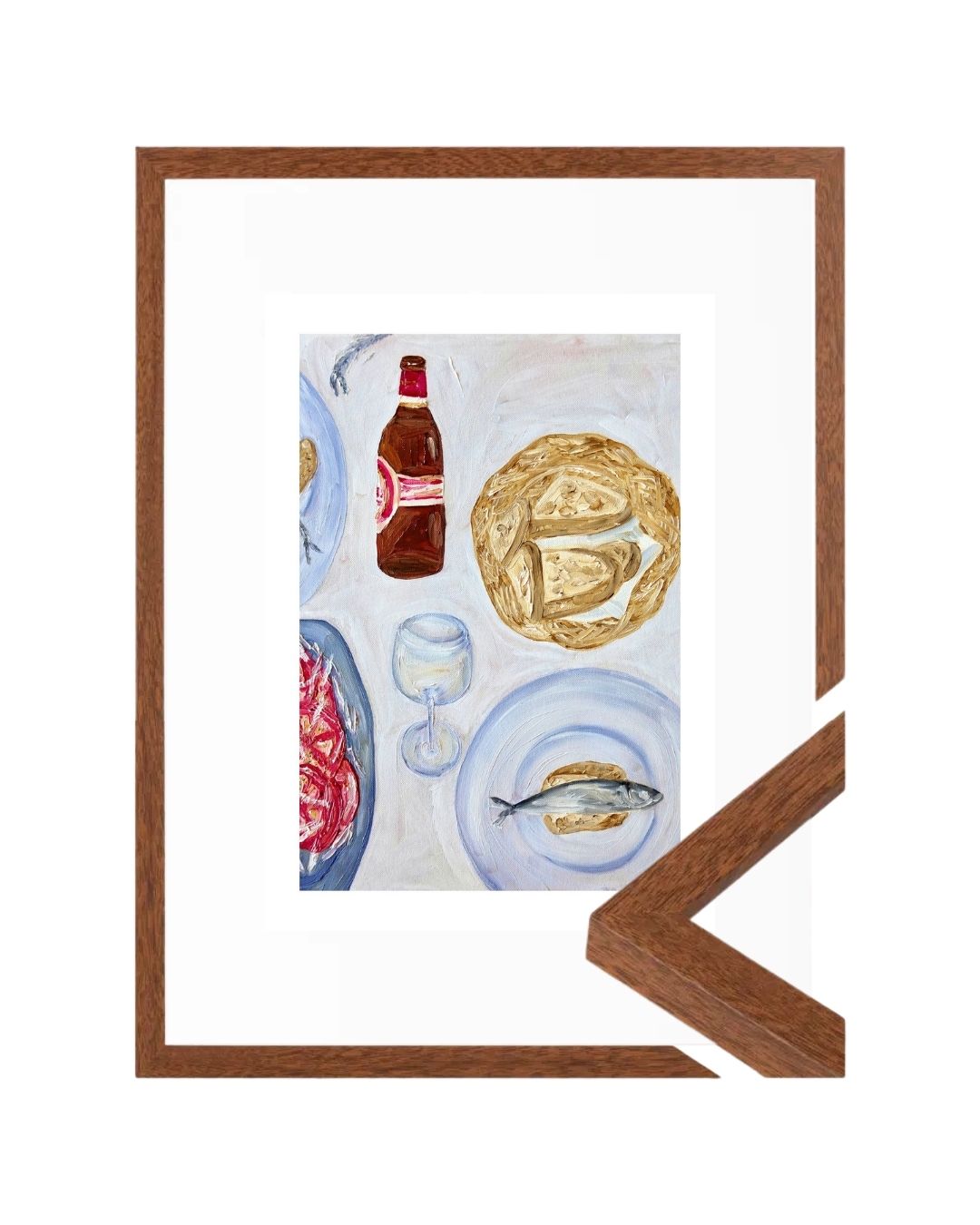 A Little Table in the Shade I Fine Art Print