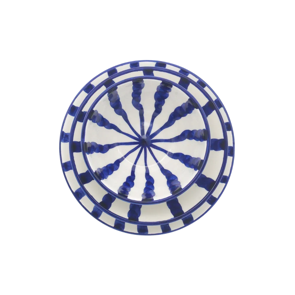 Wave Dinner Plate - Azure