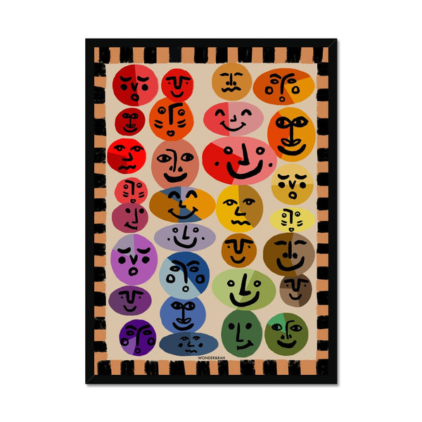 Faces Art Print