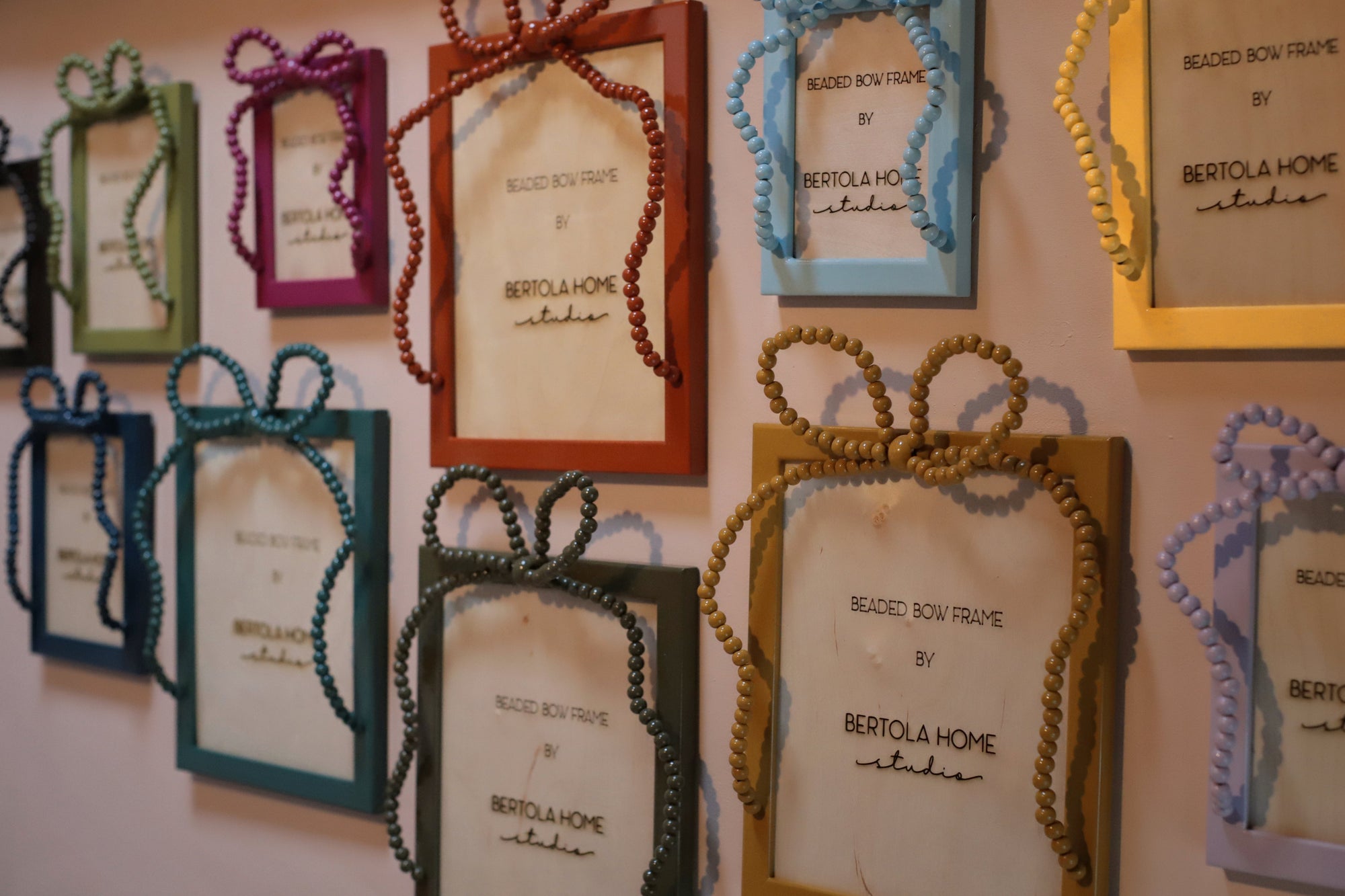 Beaded Bow Frame