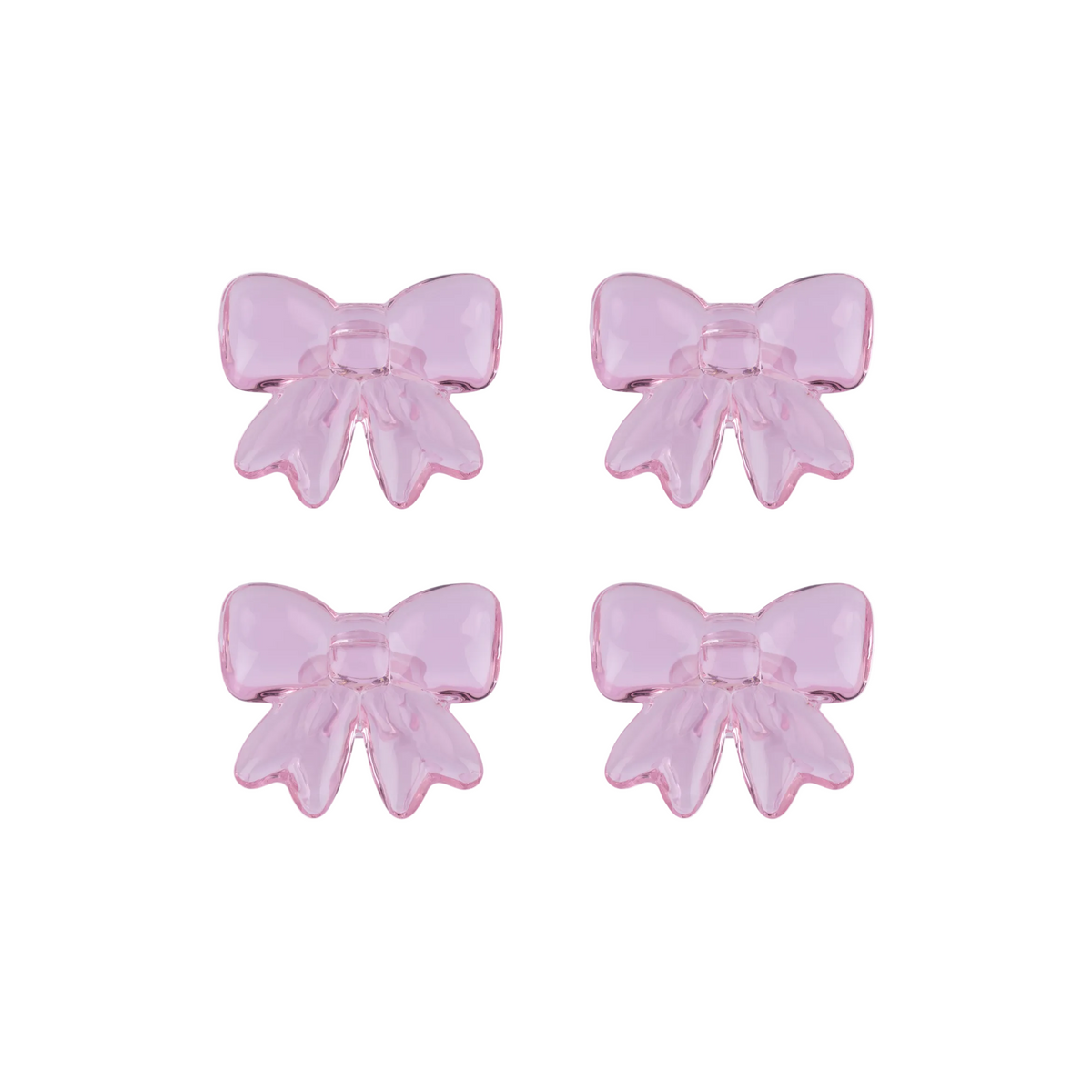 Bow Napkin Rings Pink