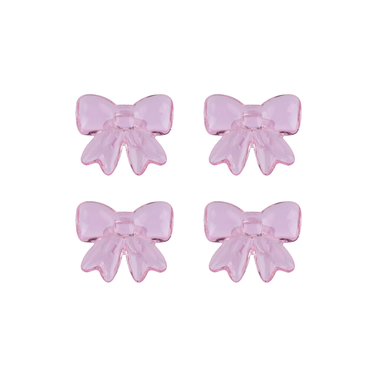 Bow Napkin Rings Pink