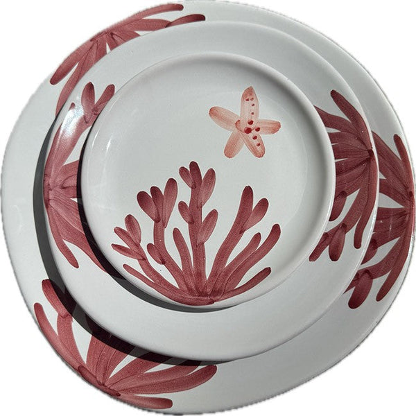 Corallo Plate 20 cm Bordeaux Coral