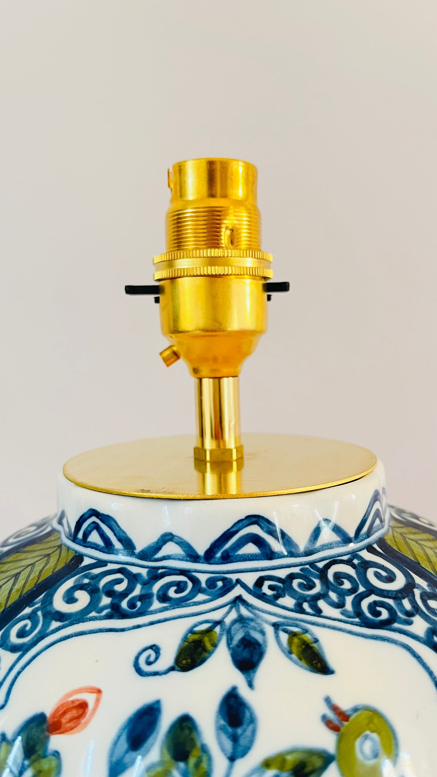 Antique Makkum Lamp