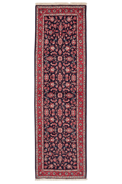 Ardakan — Hand-knotted, 70x237 cm, Blue, 100% Virgin Wool | Main view