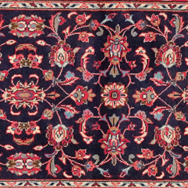 Ardakan — Hand-knotted, 70x237 cm, Blue, 100% Virgin Wool | View 4