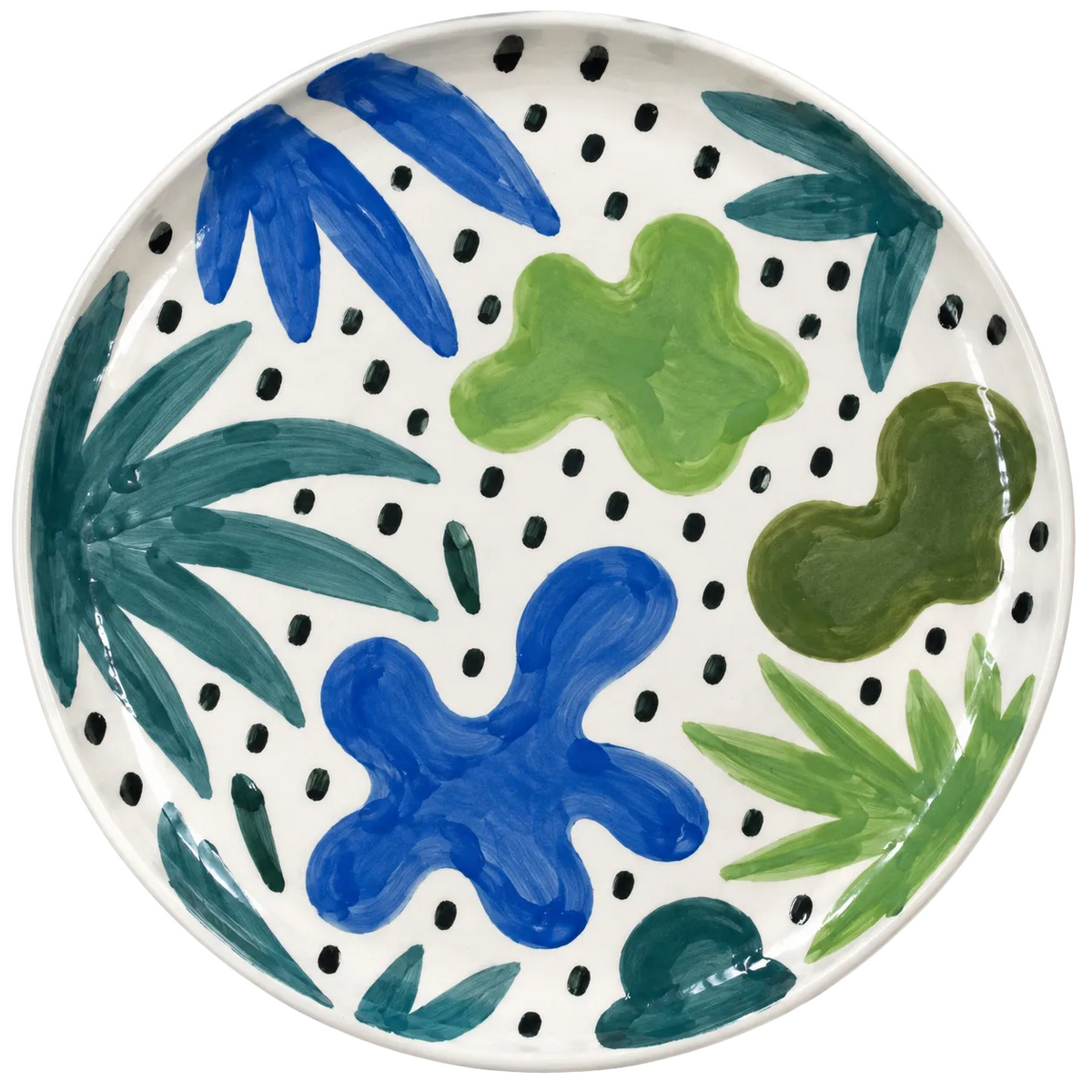 Leafy Dots Plate