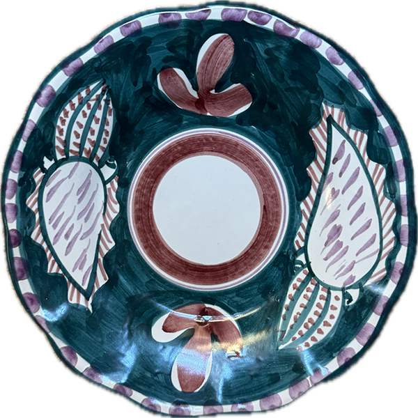 Amalfi Plate 16 cm Green Cuttlefish
