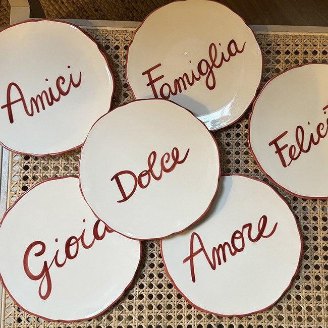 Set of 6 Bellissimo - 20 cm Plates