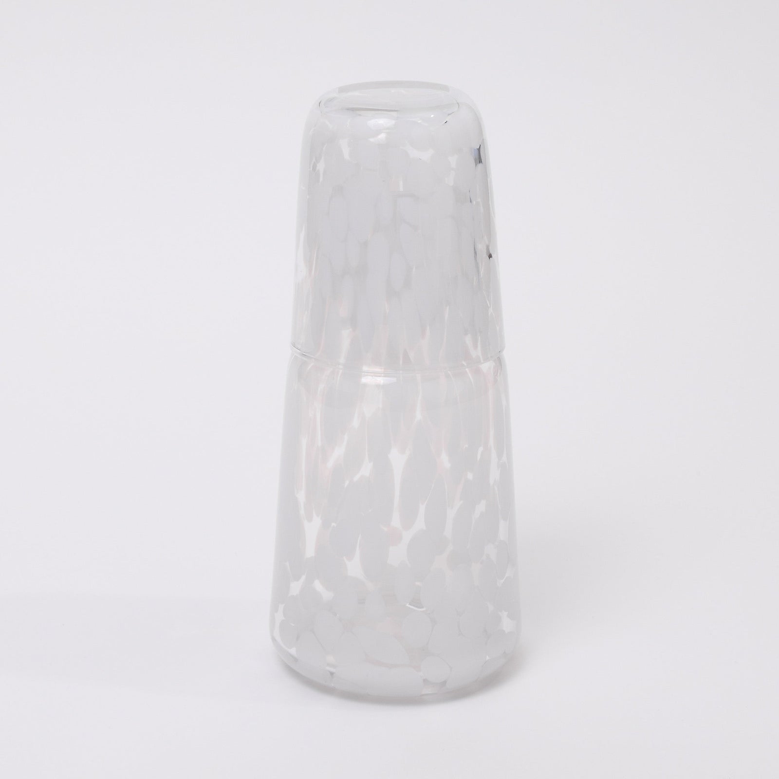 White Carafe and tumbler set
